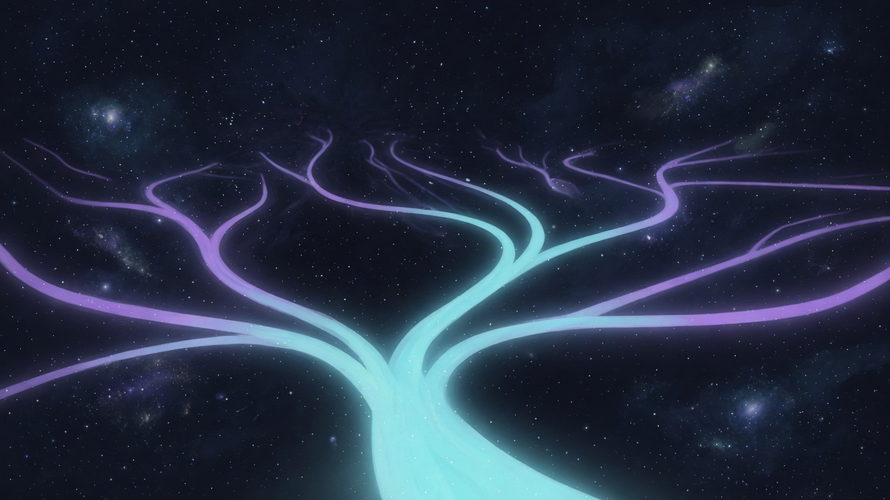 Forking paths of light through a cosmic night sky